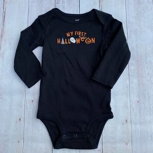 NWT Carter's First Halloween Long Sleeve Cotton One-Piece Bodysuit (3 M)